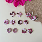 Pampilles roses et marron