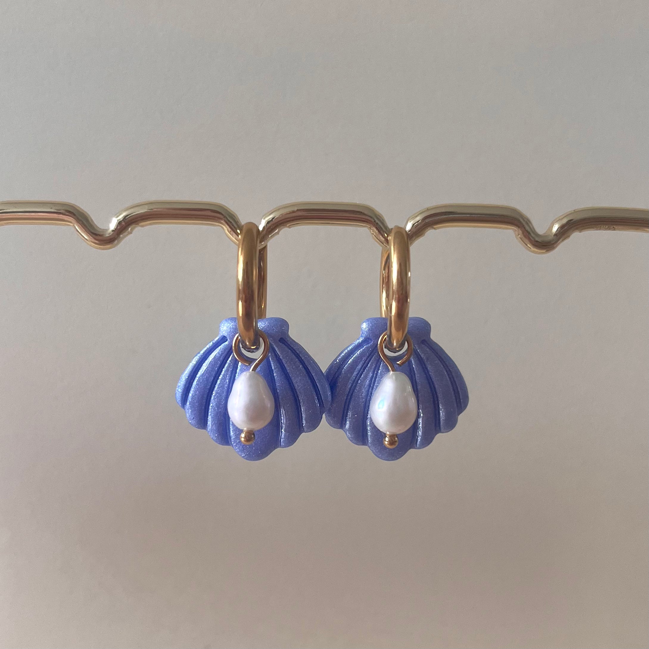 Pampilles coquillage & perle